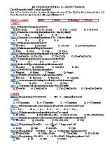 Đề cương ôn tập học kỳ I môn Hóa học Lớp 11